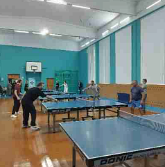 Сегодня прошли соревнования по настольному теннису среди работников здравоохранения